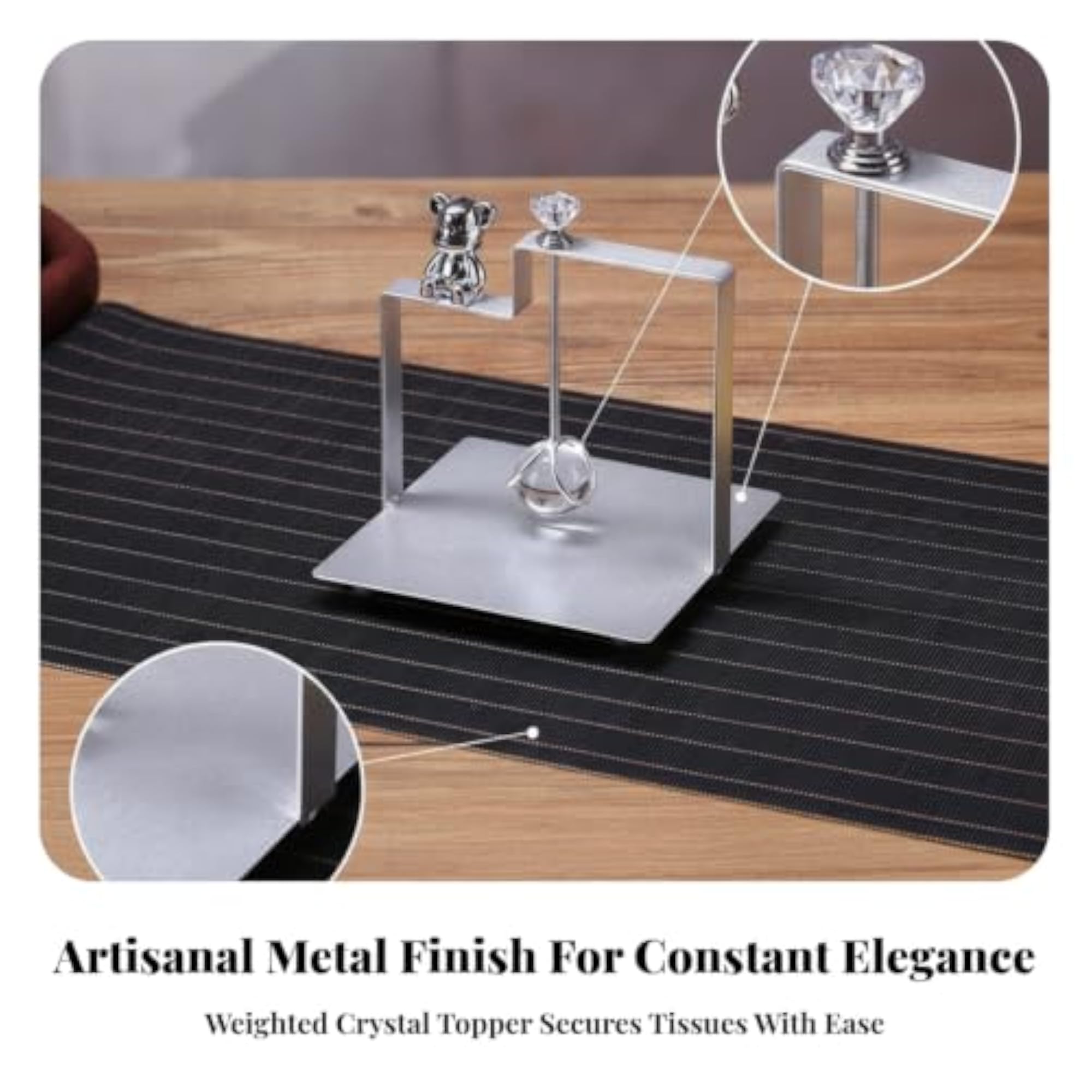 Decorative Flat Napkin Holder for Dining Table
